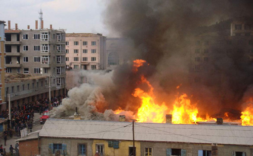 化工廠因晃電發生火災